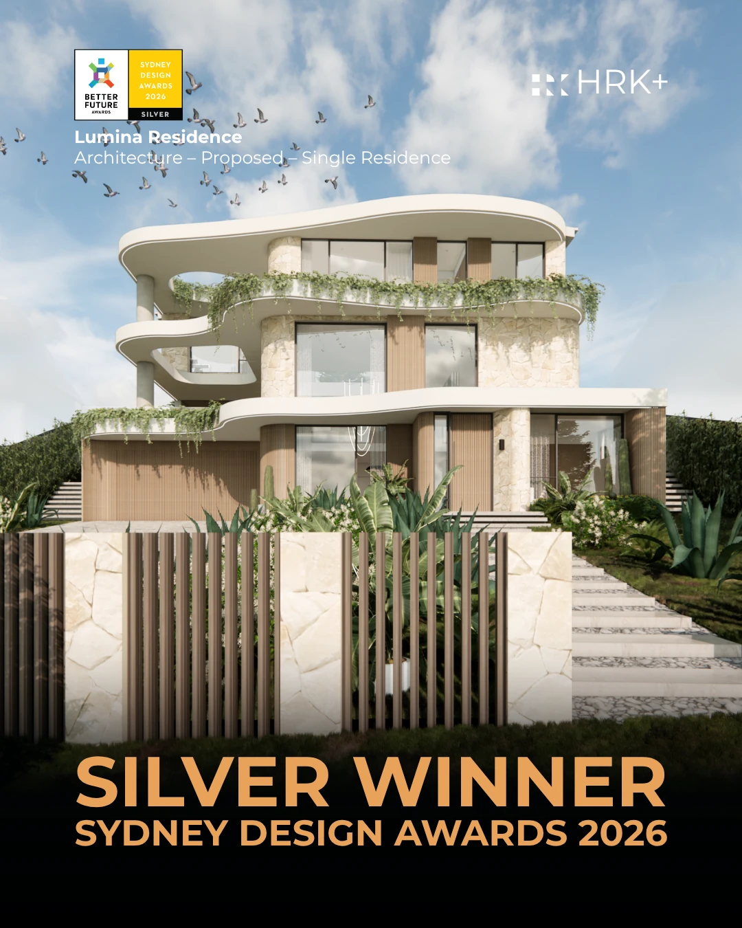 Lumina Residence, Sydney Design Awards 2026 Silver Winner