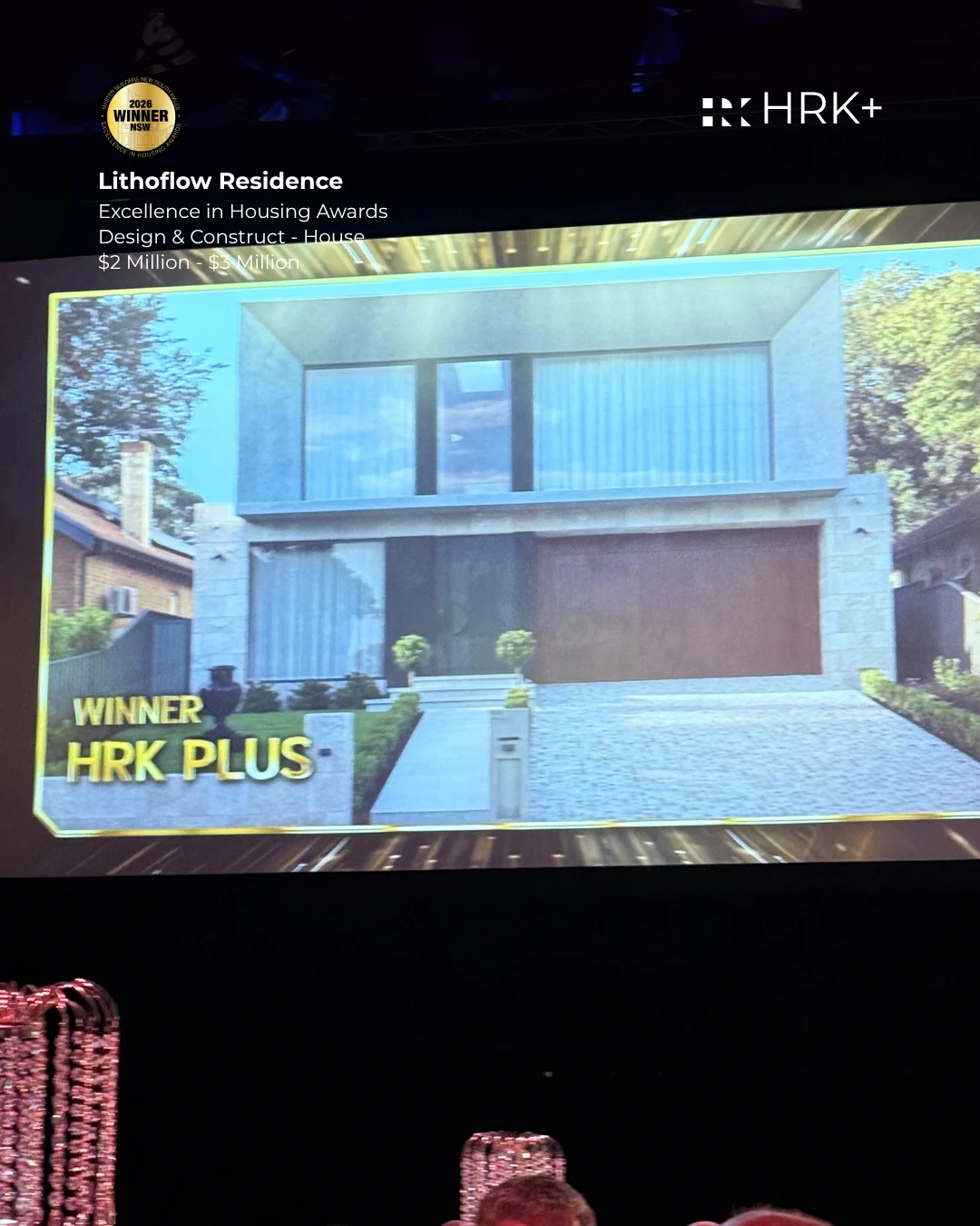 Lithoflow Residence announced as the winning Design & Construct house