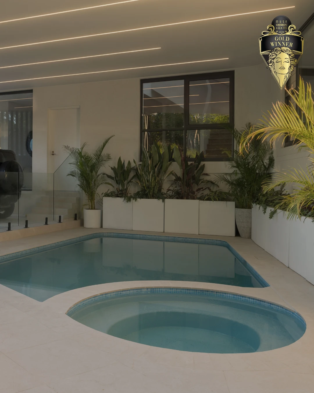 Elia House courtyard swimming pool